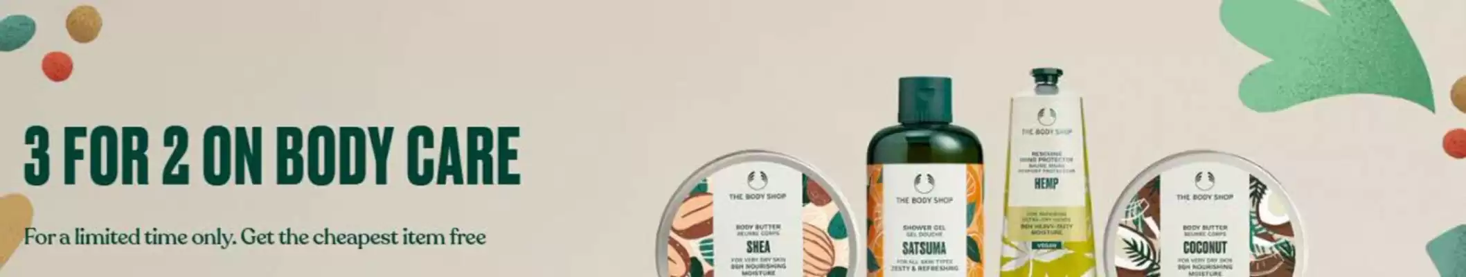 The Body Shop leaflet (valid until 31-12)