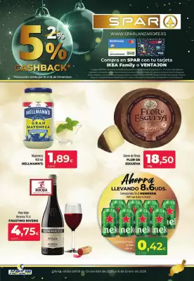 Folleto SPAR Lanzarote (válido hasta el 6-01)