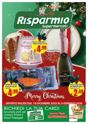 Volantino Risparmio Supermercati (valido fino al 6-01)