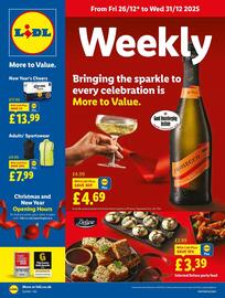 Lidl leaflet week 52 Page 1