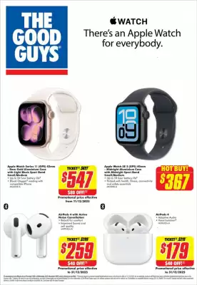 The Good Guys catalogue (valid until 24-12)