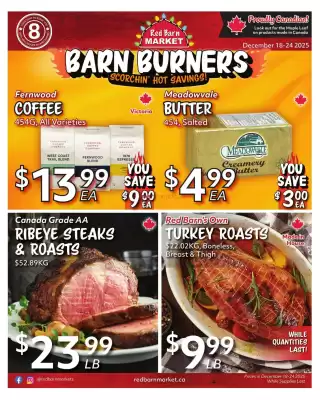 Red Barn Market flyer (valid until 24-12)