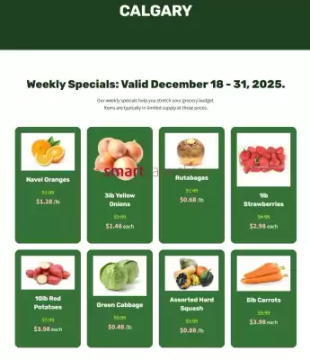 H&W Produce flyer (valid until 31-12)