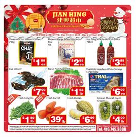 Jian Hing Supermarket flyer week 51 Page 1