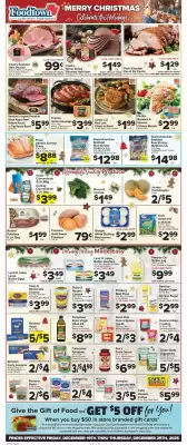 Foodtown supermarkets weekly ad (valid until 25-12)