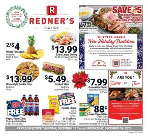 Redner's Warehouse weekly ad week 51 Page 1