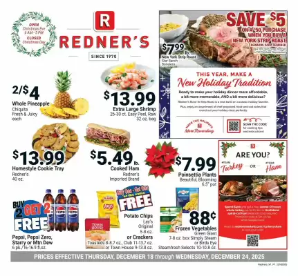 Redner's Warehouse weekly ad (valid until 24-12)