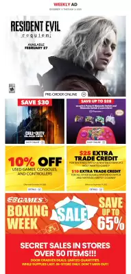 EB Games flyer (valid until 24-12)