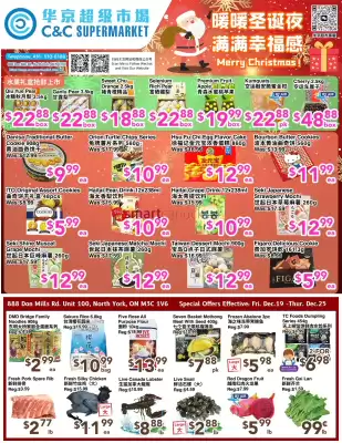 C&C Supermarket flyer (valid until 25-12)