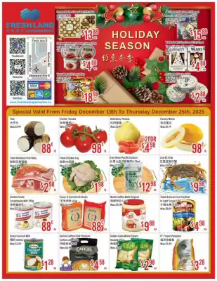 FreshLand Supermarket flyer (valid until 25-12)