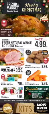 Fresh St Market flyer (valid until 25-12)