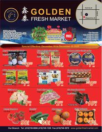 Golden Fresh Market flyer week 51 Page 1