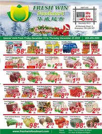 Fresh Win Foodmart flyer week 51 Page 1