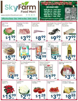 SkyFarm Food Mart flyer (valid until 25-12)