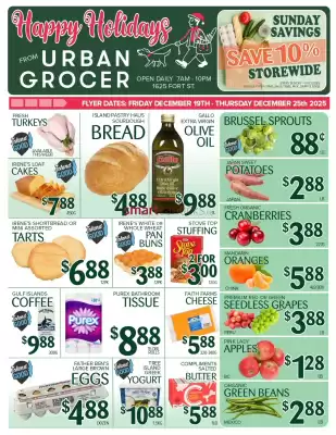 Urban Grocer flyer (valid until 25-12)