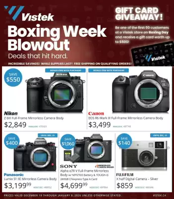 Vistek flyer (valid until 27-12)