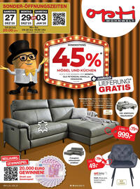 Opti Wohnwelt Prospekt Seite 1