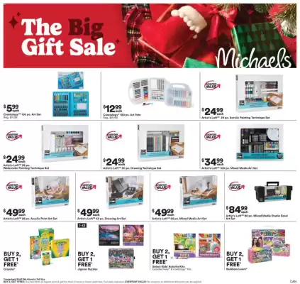 Michaels weekly ad (valid until 26-12)