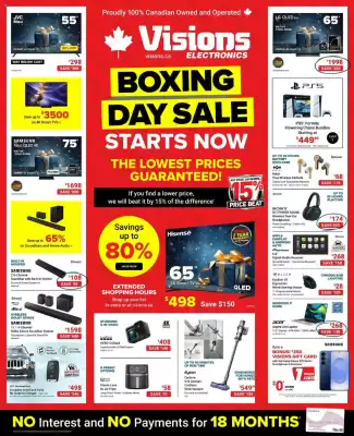 Visions Electronics flyer (valid until 25-12)