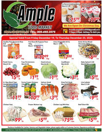 Ample Food Market flyer week 51 Page 1