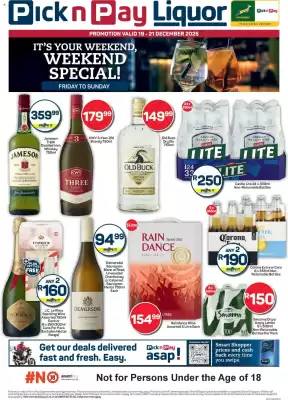 Pick n Pay Liquor catalogue (valid until 21-12)