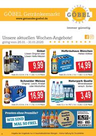 Getränke Göbel Prospekt woche 5 Seite 1