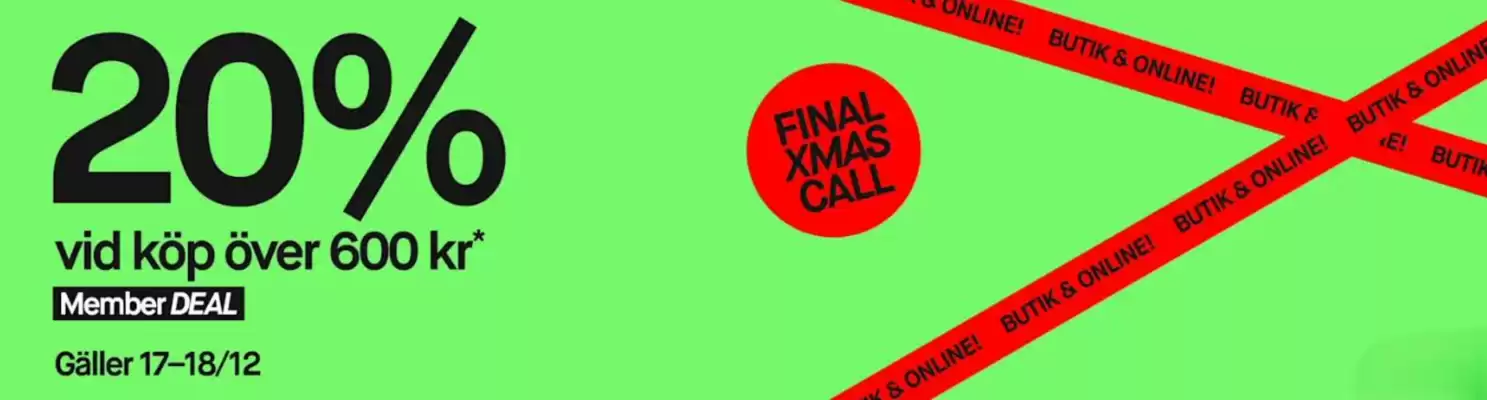 Kicks reklamblad (giltig till och med 25-12)