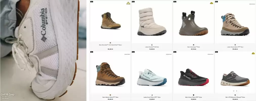 Columbia catalogue (valid until 26-12)