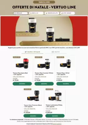 Volantino Nespresso (valido fino al 21-12)