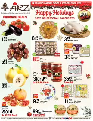 Arz Fine Foods flyer (valid until 23-12)