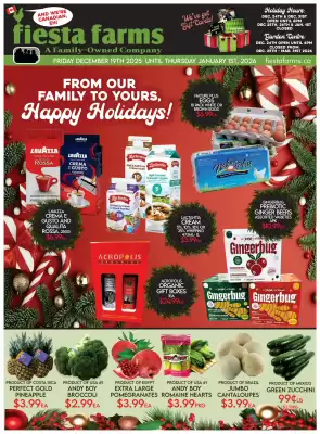 Fiesta Farms flyer (valid until 1-01)