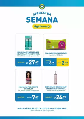 Encarte Agafarma (válido até 21-12)