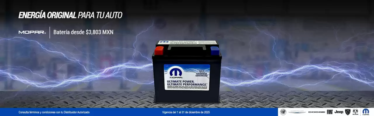 Catálogo Mopar (válido hasta 31-12)