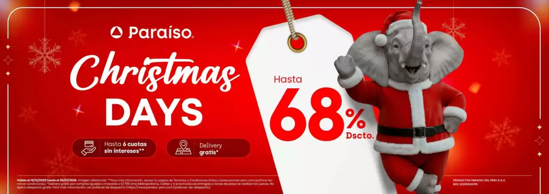 Catálogo Paraiso del Perú (válido hasta 5-01)