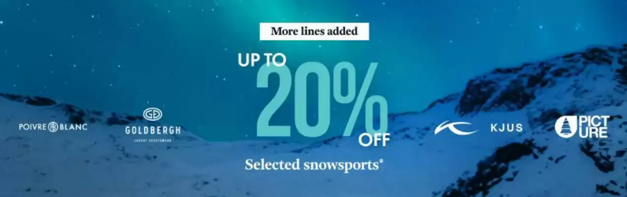 Snow + Rock leaflet (valid until 26-12)