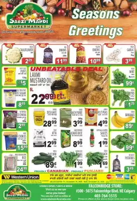 Sabzi Mandi Supermarket flyer (valid until 24-12)