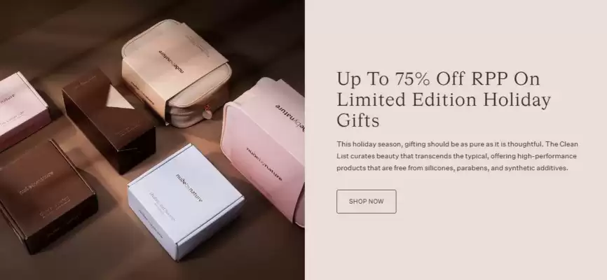 Nude by Nature catalogue (valid until 9-01)