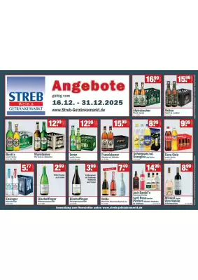 Streb Getränkemarkt Prospekt (gültig bis 31-12)