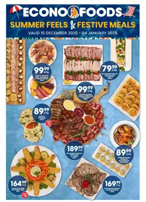 Econo Foods catalogue (valid until 4-01)