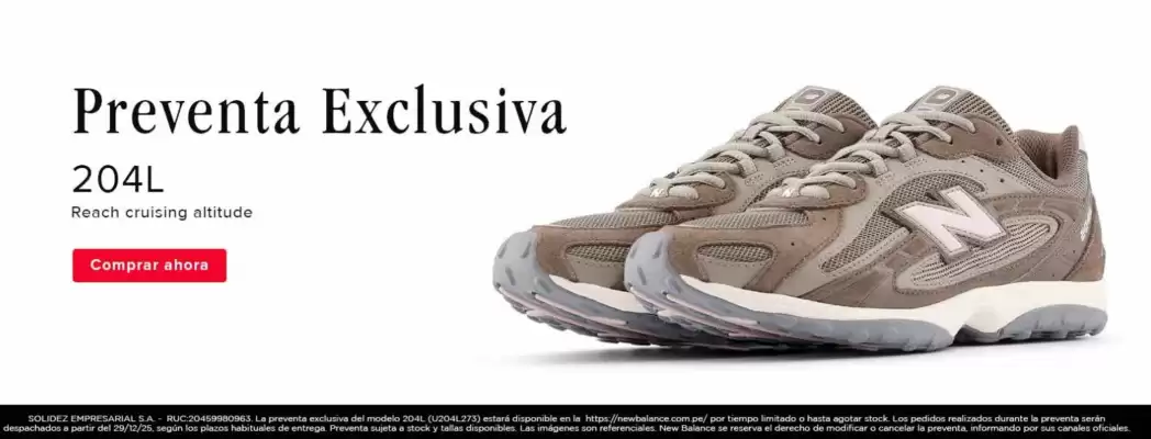 Catálogo New Balance (válido hasta 29-12)