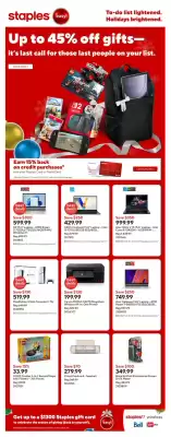 Staples flyer