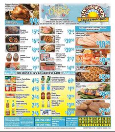Harvest Fare Supermarket weekly ad Page 1