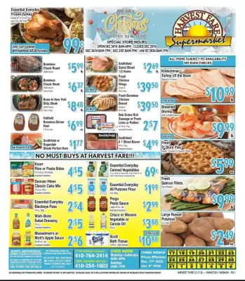Harvest Fare Supermarket weekly ad (valid until 6-01)