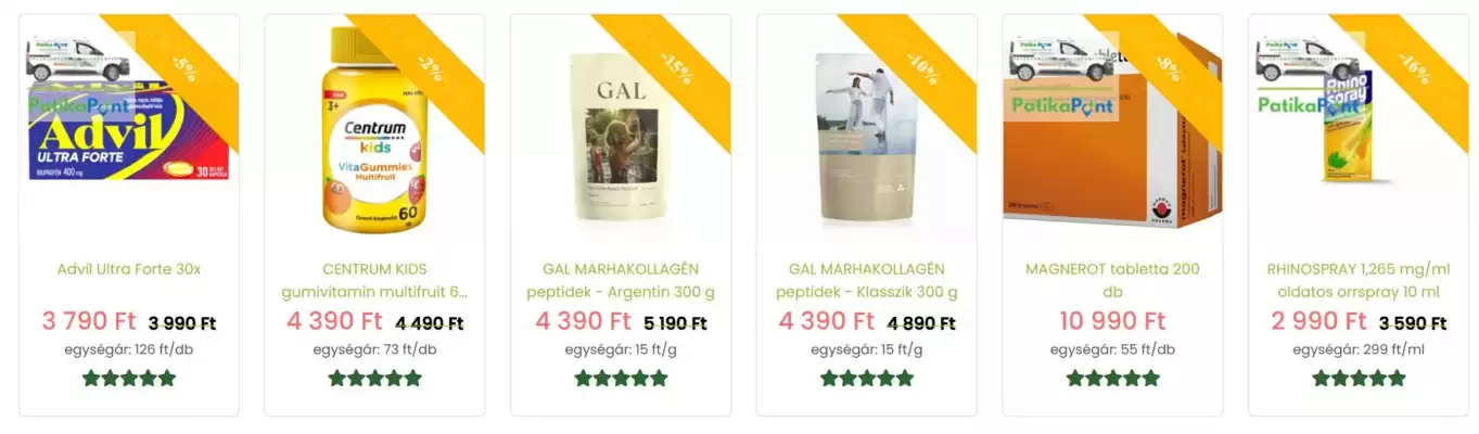 Patika24 akciós újság (érvényes eddig: 25-12)