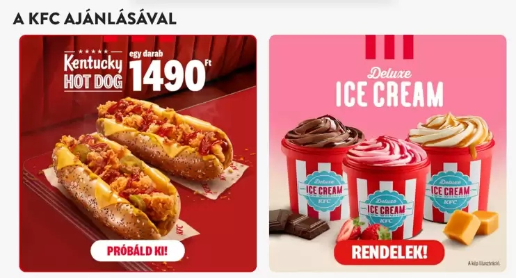 KFC akciós újság (érvényes eddig: 25-12)