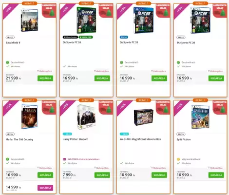 Konzolvilág akciós újság (érvényes eddig: 31-12)