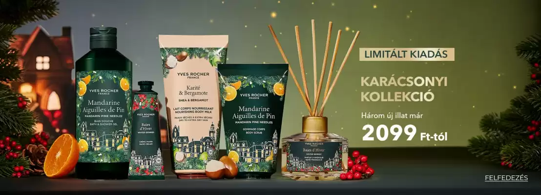 Yves Rocher akciós újság (érvényes eddig: 31-12)