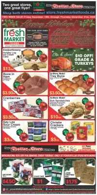 Fresh Market Foods flyer (valid until 31-12)