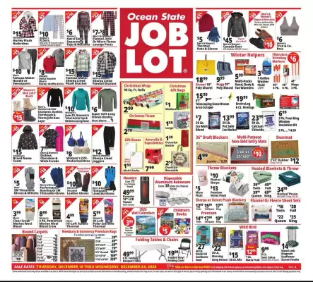 Ocean State Job Lot flyer
