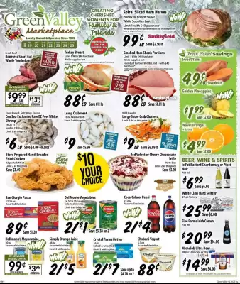 Green Valley Marketplace weekly ad (valid until 25-12)